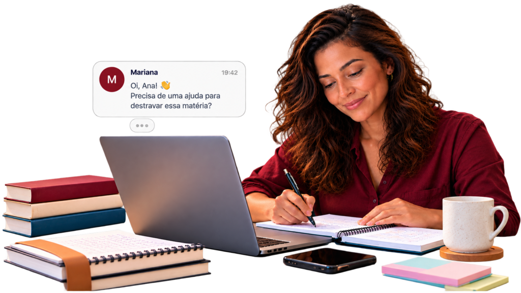 Estudos com Mariana e Cafe